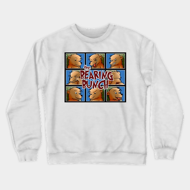 The Bearing Bunch! Crewneck Sweatshirt by Bearing